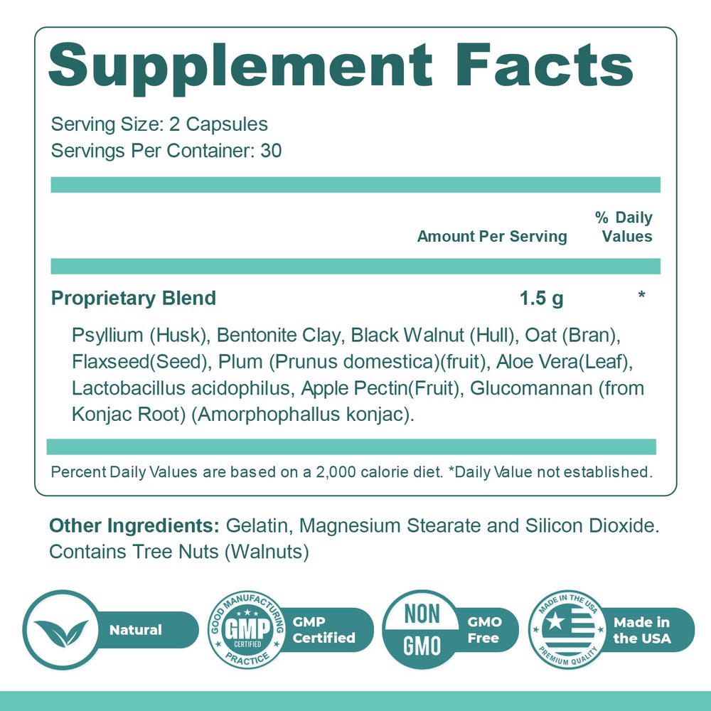 Nature’s NutriWave GutOptim label close-up showing non-GMO quality for digestion support