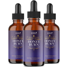 Nature’s NutriWave HoneyBurn Purple Honey bottle shown for daily wellness support