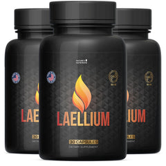 Nature's NutriWave Laellium bottle showing green tea and ginseng blend for daily wellness.