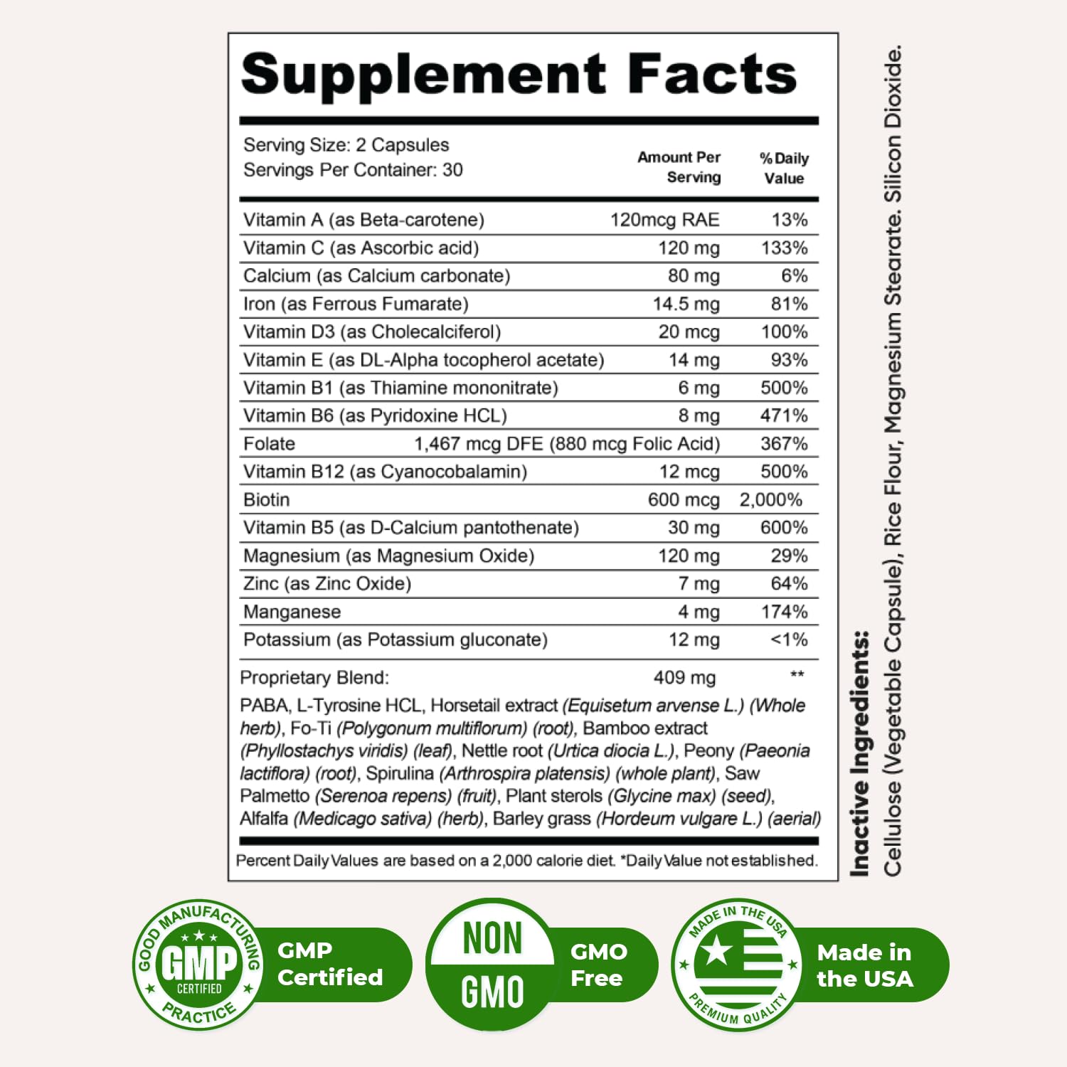Mycosyn Pro plant-extract blend with Horsetail Fo-Ti Spirulina for daily wellness