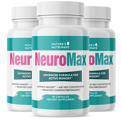 Nature’s NutriWave NeuroMax bottle for a daily calm routine.