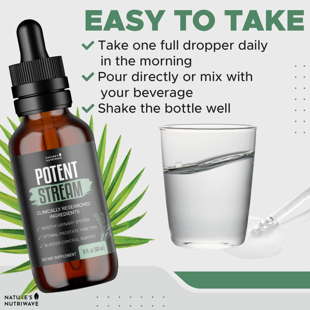 PotentStream drops pour action captured for quick addition to drinks.