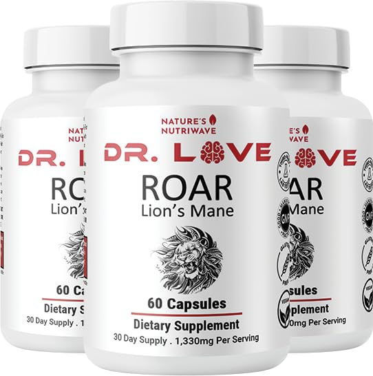 Nature’s NutriWave ROAR bottle front for easy daily wellness routine.