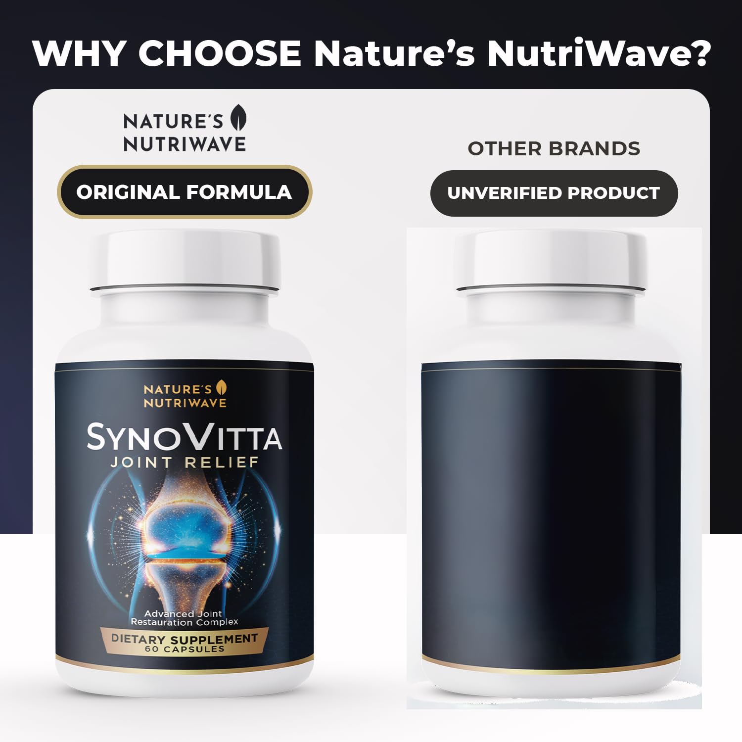 Nature’s NutriWave SynoVitta produced in a GMP-certified USA facility