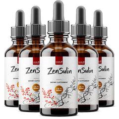 Nature’s NutriWave ZenSulin bottle on counter for convenient daily use