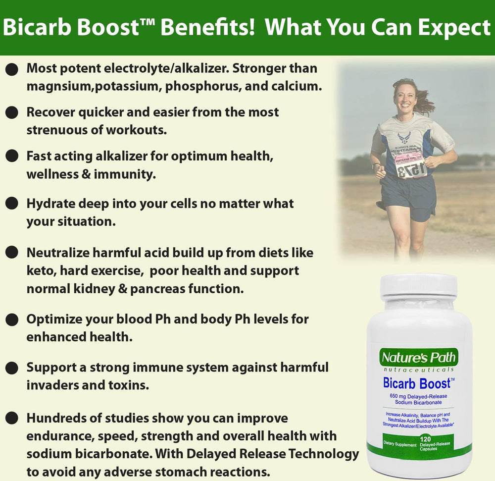 Nature's Path sodium bicarbonate packaging signals quality and safety standards