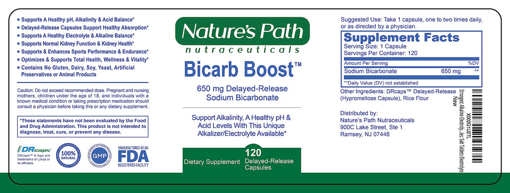 Nature's Path USA-made facility label denotes cGMP-compliant production
