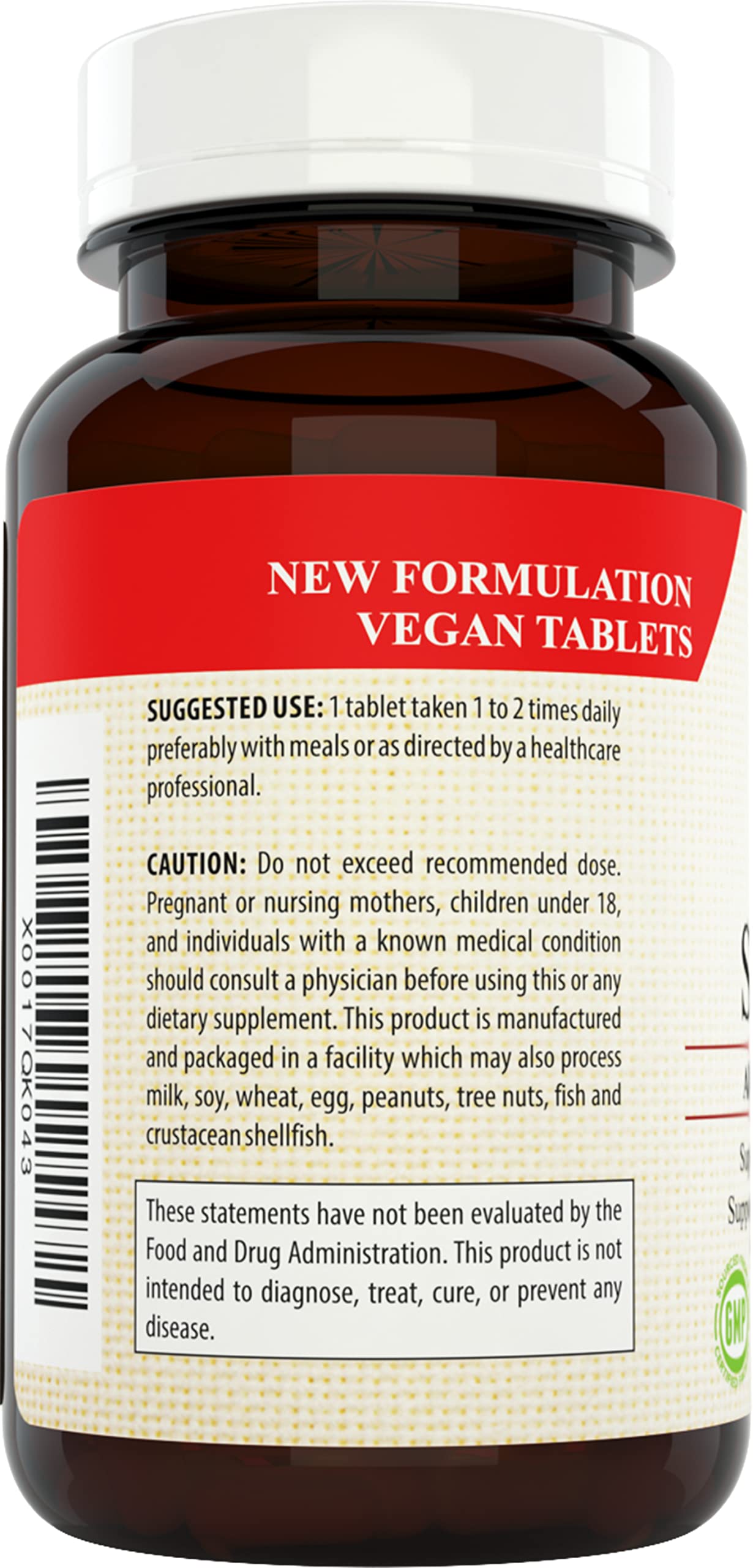 Front label of Nature's Potent Beta Sitosterol 500 mg shows USA made quality.
