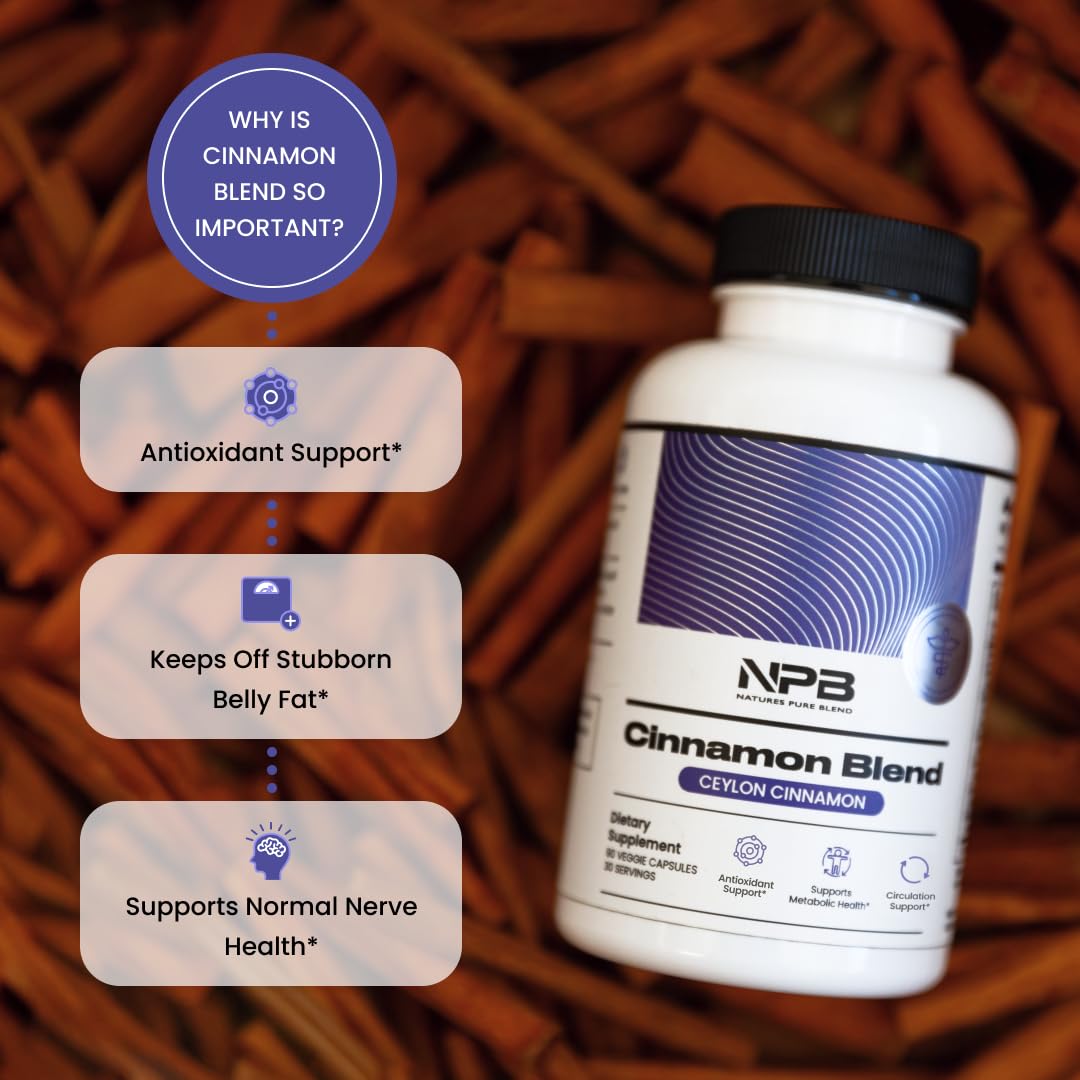 Nature's Pure Blend bottle emphasizing black pepper extract to enhance absorption.