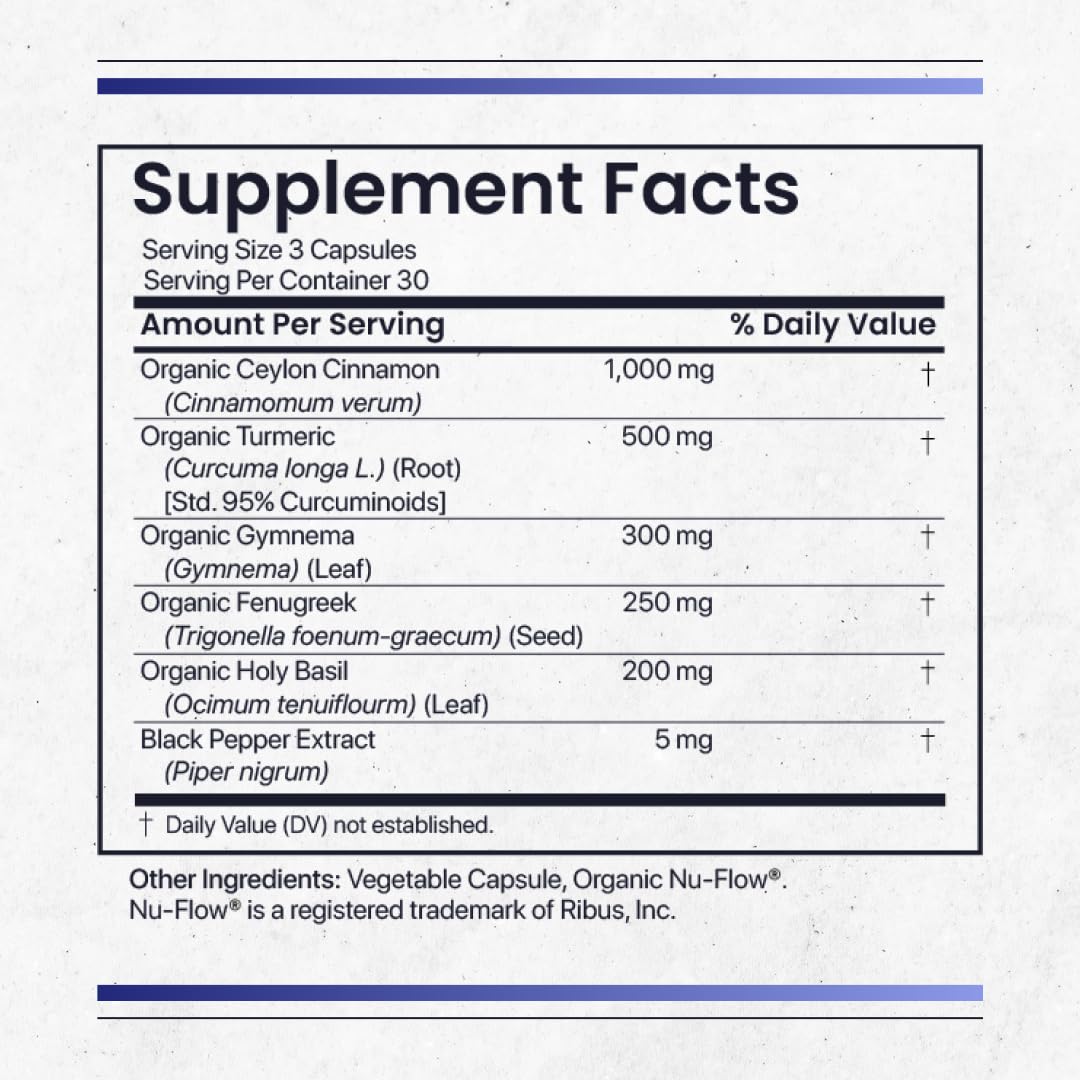 Nature's Pure Blend cinnamon-turmeric capsules 90-count on a clean surface.