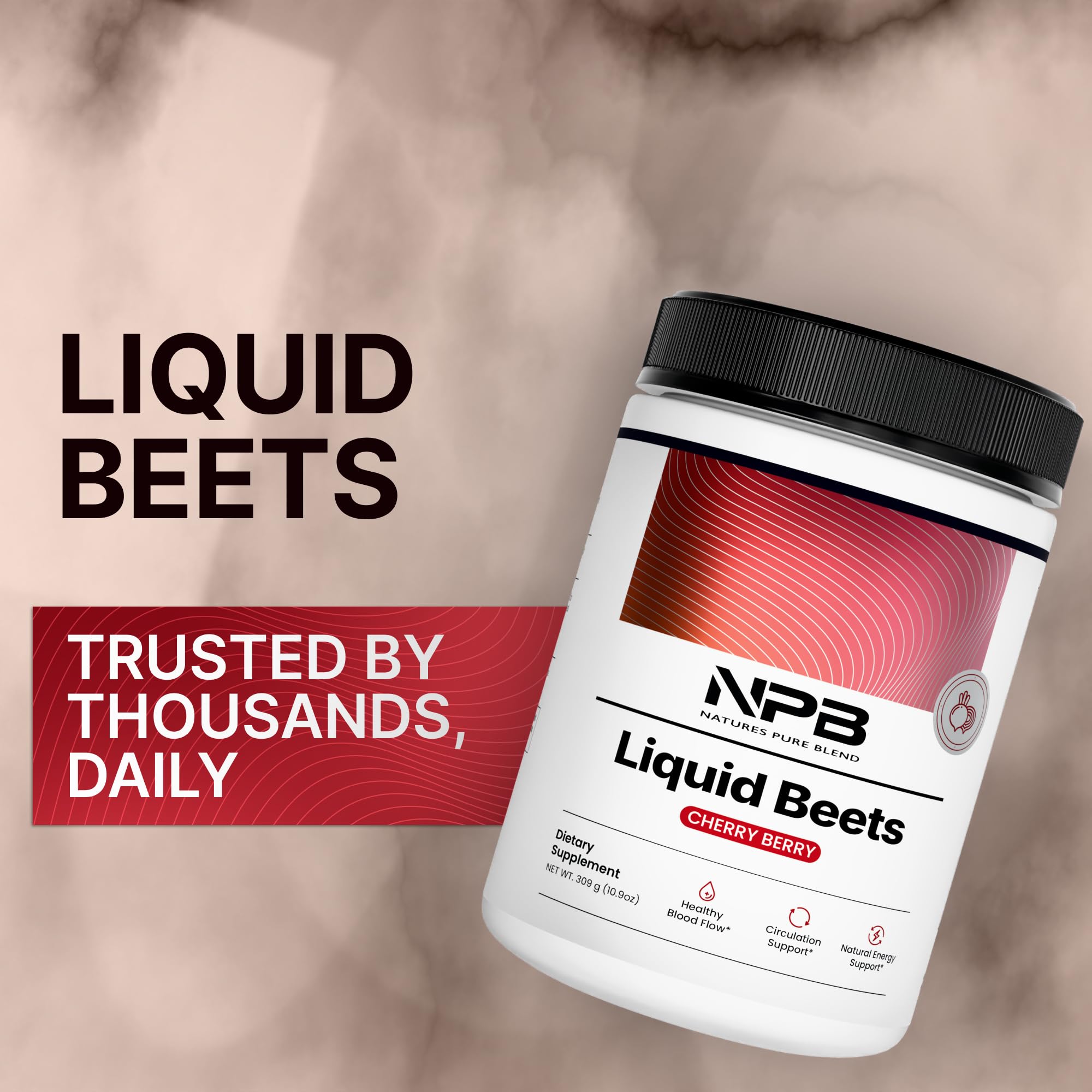 Nature's Pure Blend Endurance and Energy—beet powder for workouts.