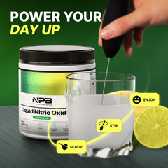 Athlete during workout using Nature's Pure Blend for endurance.