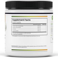 Nature's Pure Blend preworkout scene suggests an active lifestyle and energy support.