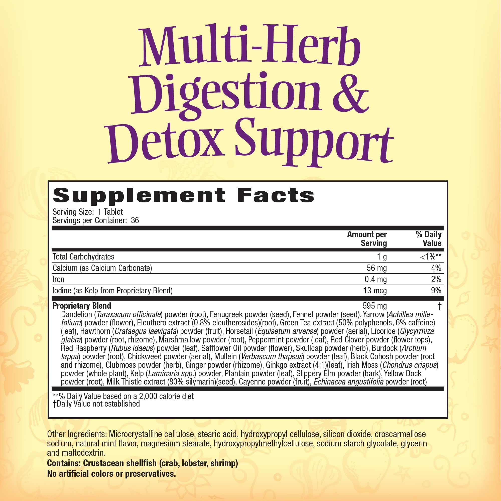 Nature's Secret digestive capsules close-up highlighting convenient daily wellness.