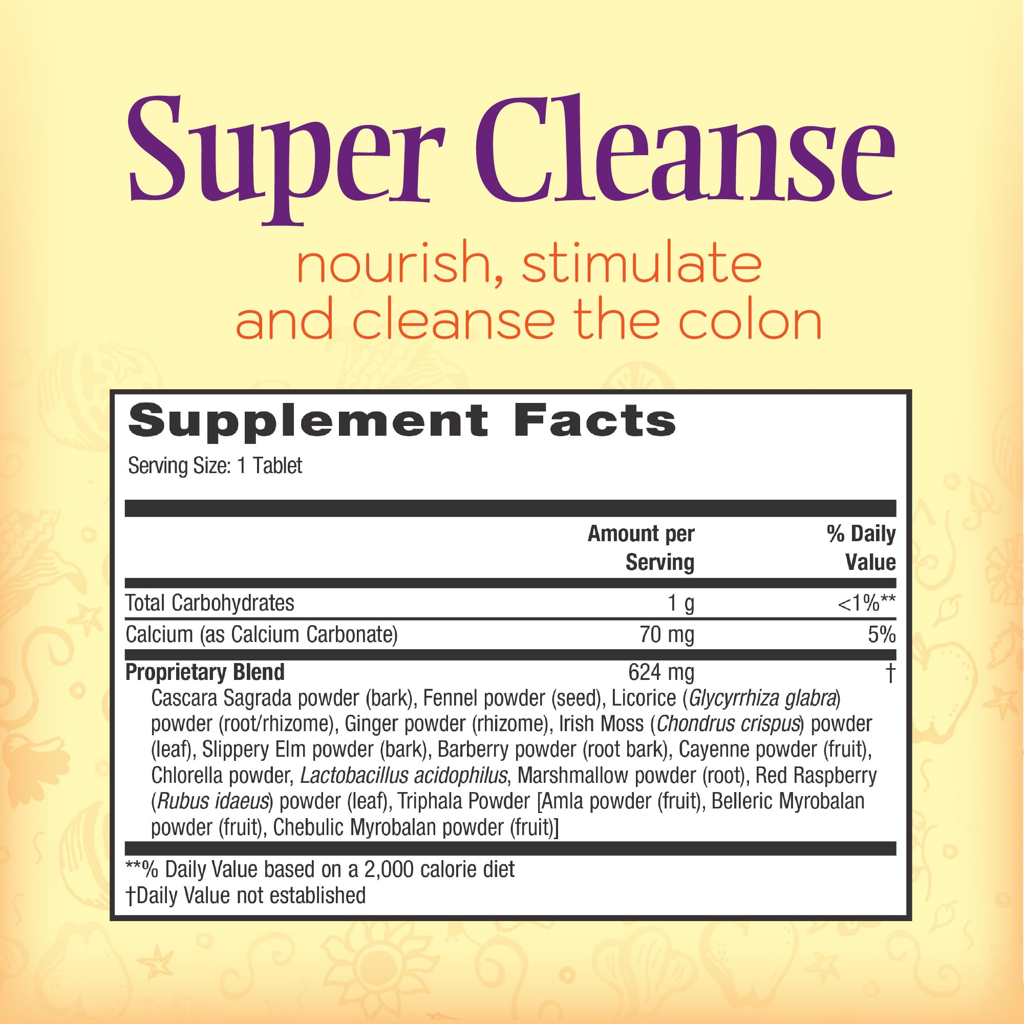 Nature's Secret Super Cleanse bottle pour showing convenient dosage