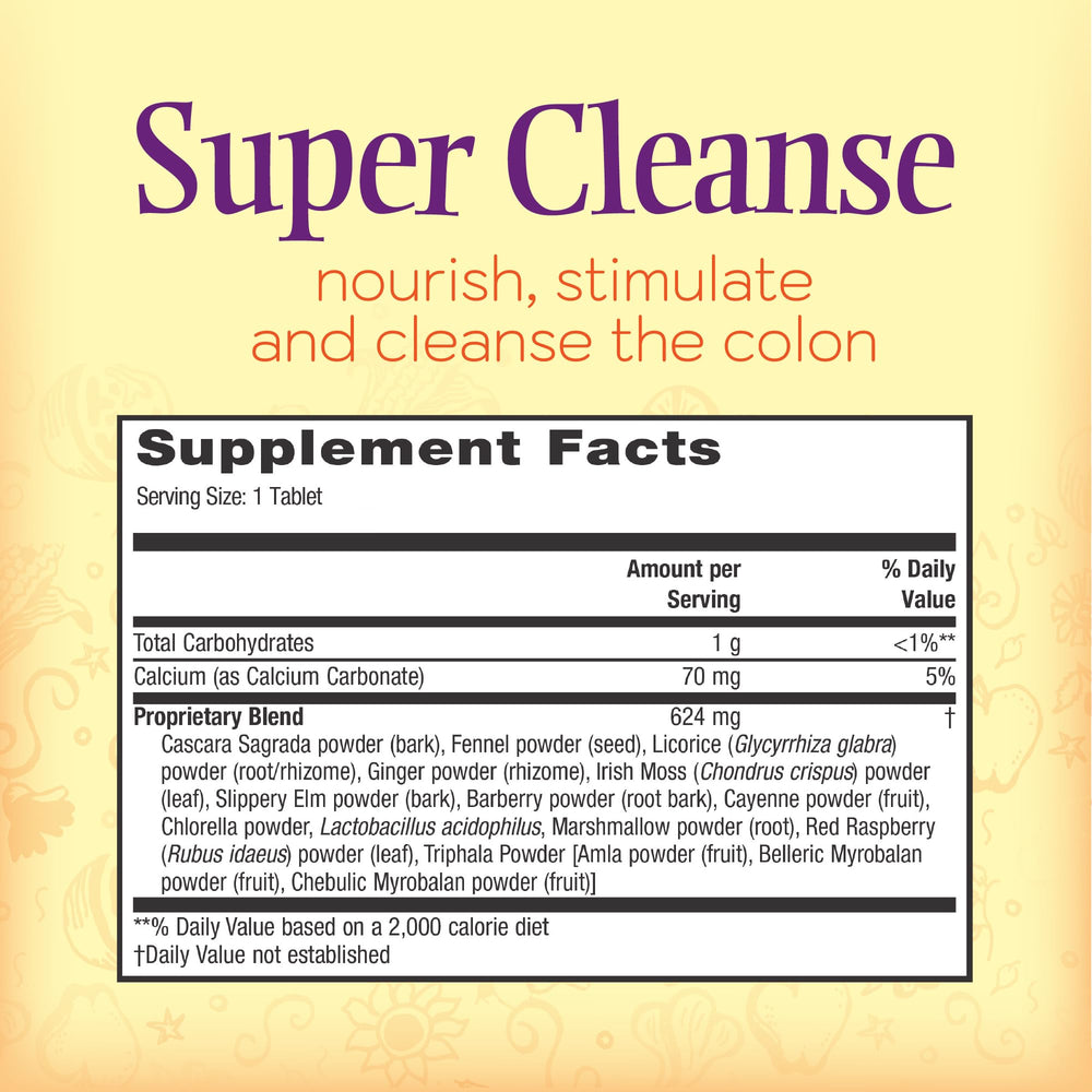 Nature's Secret Super Cleanse bottle pour showing convenient dosage