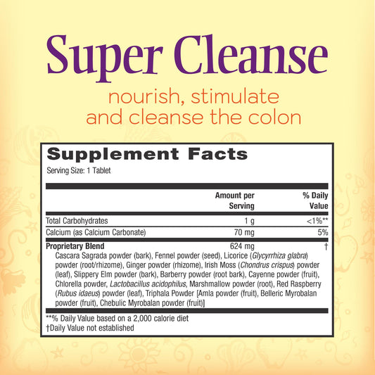 Nature's Secret Super Cleanse bottle pour showing convenient dosage