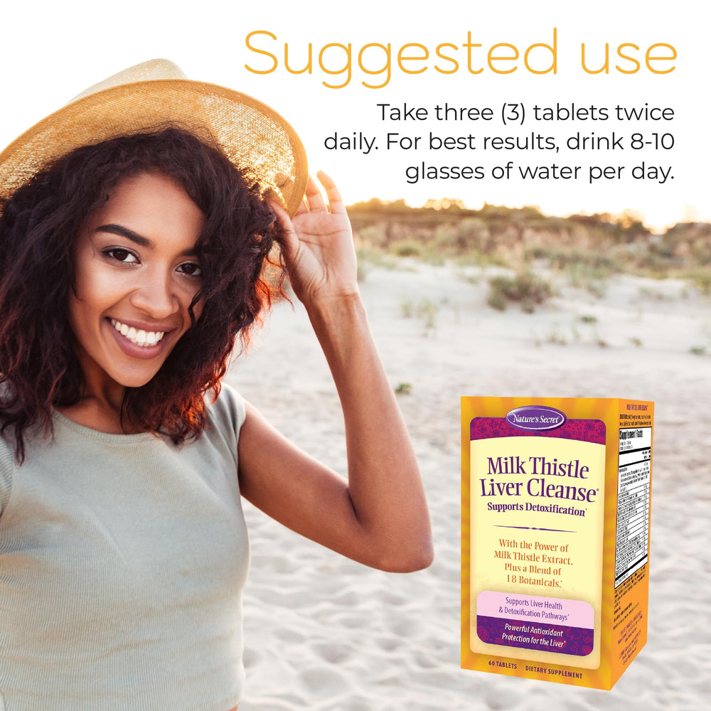 Herbal components like turmeric and artichoke in Nature's Secret formula for wellness.