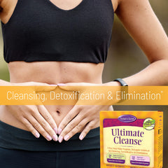 Nature's Secret Ultimate Cleanse packaging front with two-part program branding.