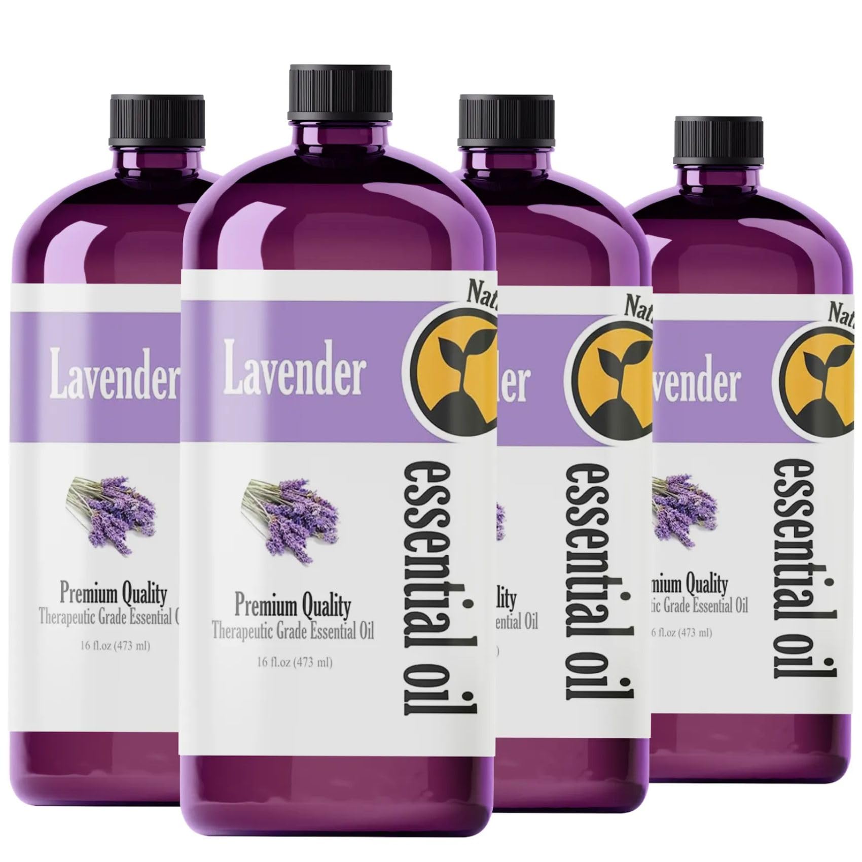 Natures-Star lavender essential oil bottle 16oz for a calming, relaxing atmosphere