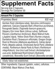 Nature's Sunshine Cellular Detox capsules ready for daily use.
