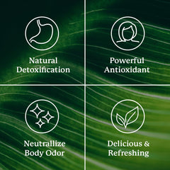 Nature's Sunshine chlorophyll sticks on the go for convenient daily use.
