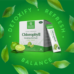 Antioxidants in Nature's Sunshine Chlorophyll Pack support inner vitality.