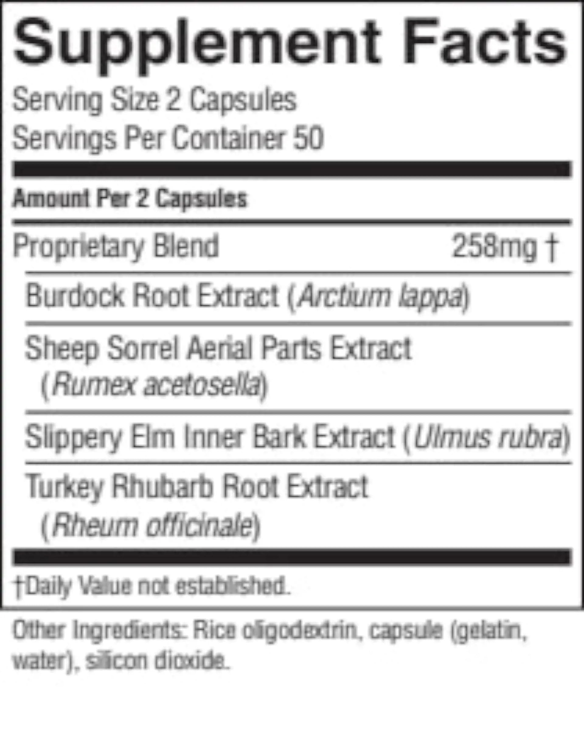 Nature's Sunshine E-Tea Capsules dispensing cap and capsule count