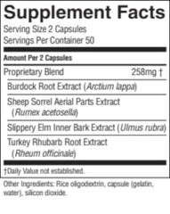 Nature's Sunshine E-Tea Capsules dispensing cap and capsule count