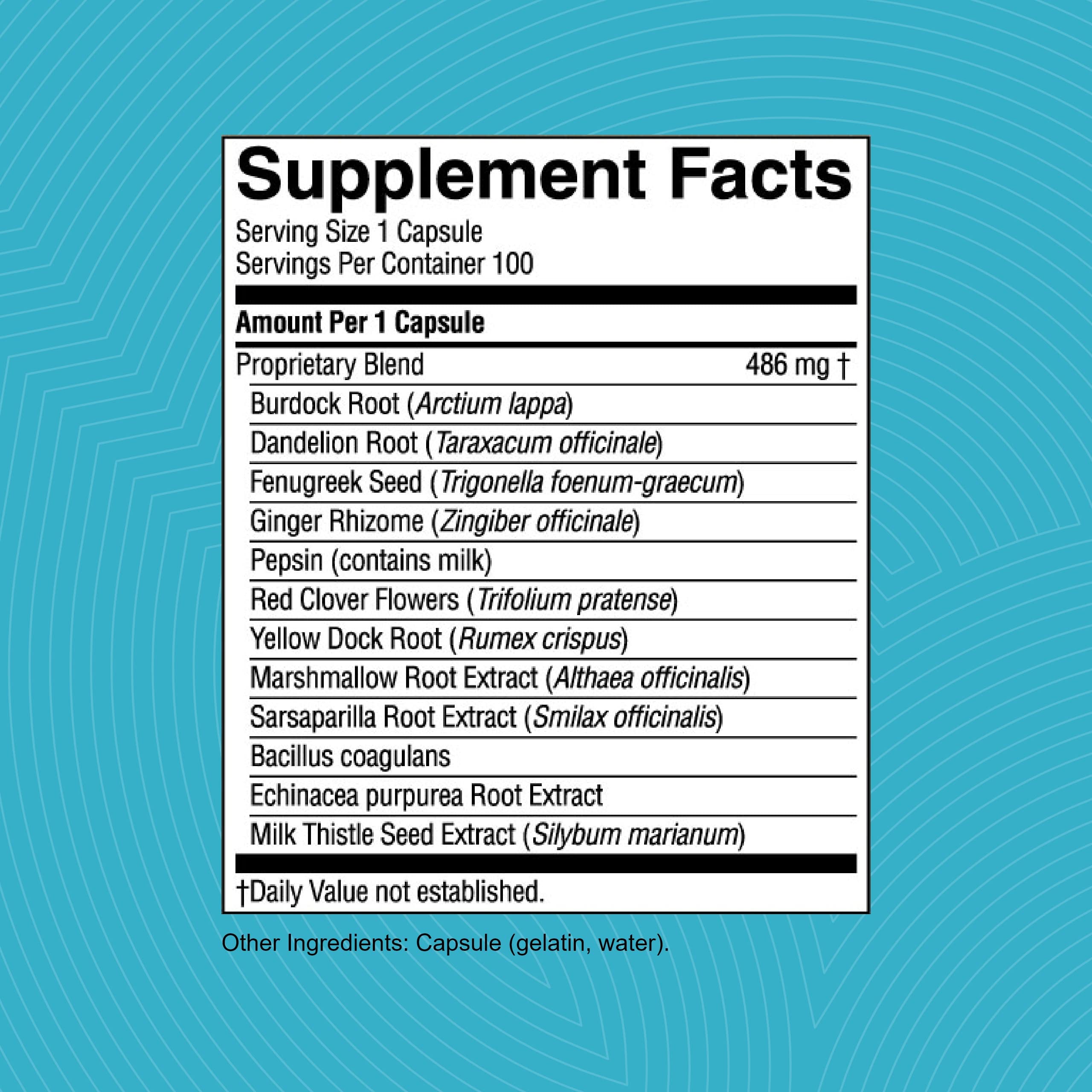 Enviro-Detox capsules close-up illustrating convenient daily intake