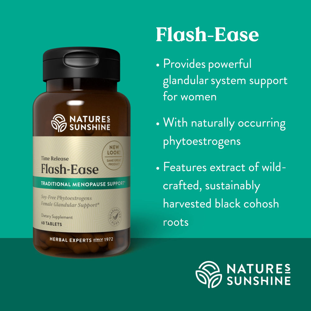 Nature's Sunshine Flash Ease TR ingredients: dong quai and black cohosh