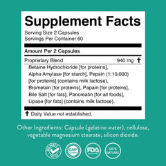Back-label heritage emphasizes Nature's Sunshine decades of herbal experience and quality.