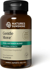 Nature's Sunshine Gentle Move bottle pour for convenient daily digestive support