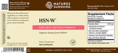 Nature's Sunshine HSN-W user hands holding capsules for daily routine.