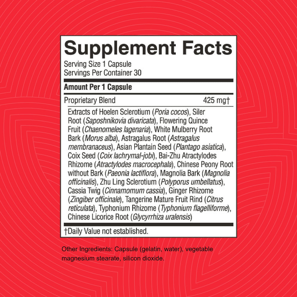 Nature's Sunshine Kidney Activator TCM Concentrate label shows ingredients