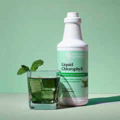 Chlorophyll drops with dropper for precise dosing and convenience