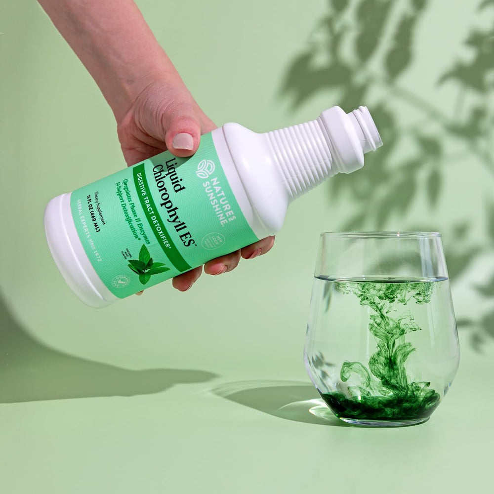 Nature's Sunshine packaging on a clean countertop