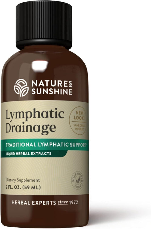 Nature's Sunshine Lymphatic Drainage Drops bottle for daily wellness