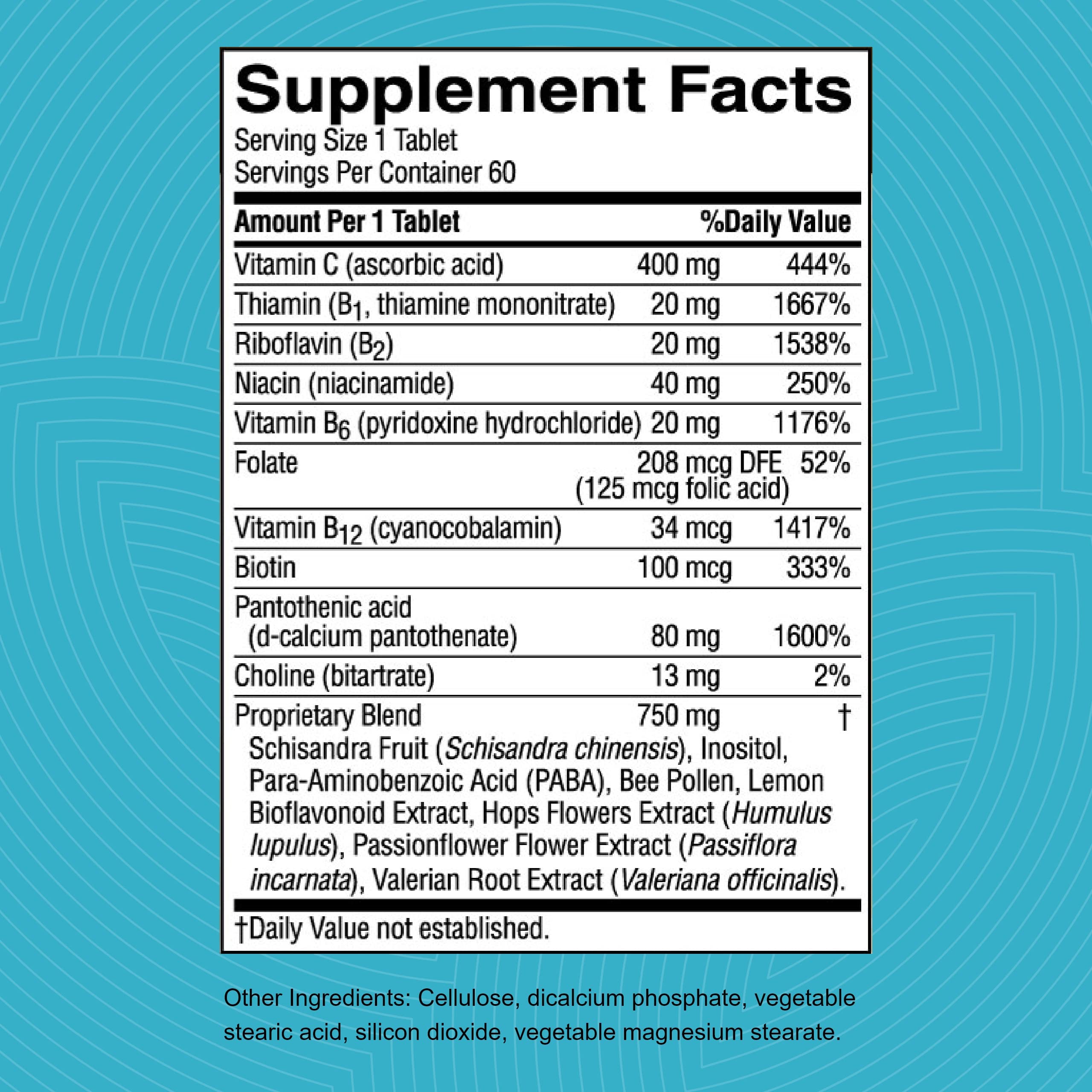 Nature's Sunshine Nutri-Calm tablets closeup, highlighting easy-to-take daily tablets.