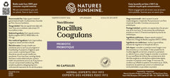 Nature's Sunshine NutriBiome bottle on a kitchen shelf for daily use.