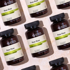 Nature's Sunshine logo with Paw Paw Cell-Reg bottle for trusted wellness.