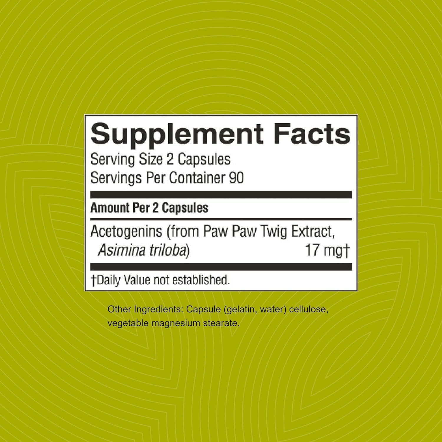 Nature's Sunshine Paw Paw Cell-Reg capsules on white for daily routines.