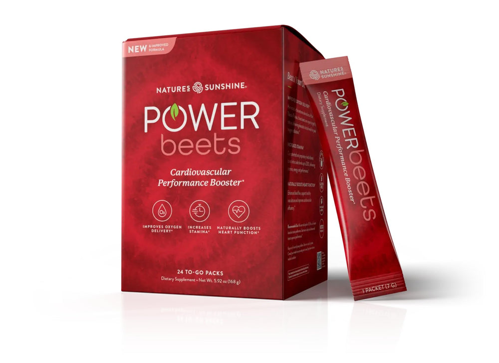 Nature's Sunshine Power Beets powder for easy daily performance support