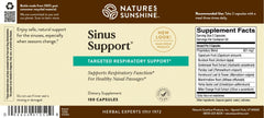Nature's Sunshine Sinus Support EF travel-friendly setup for on-the-go routines.