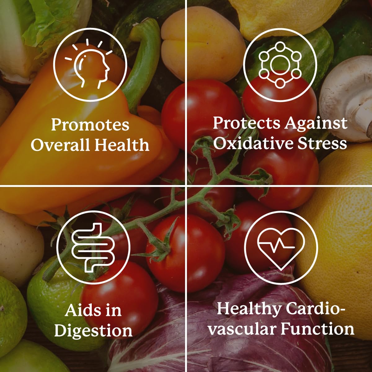 Nature's Sunshine Supersupplement bottle and glass conveys convenient daily nutrition