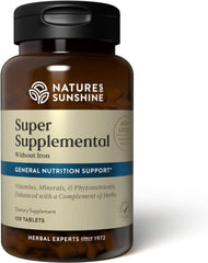 Nature's Sunshine Supersupplement without iron bottle front supports everyday wellness