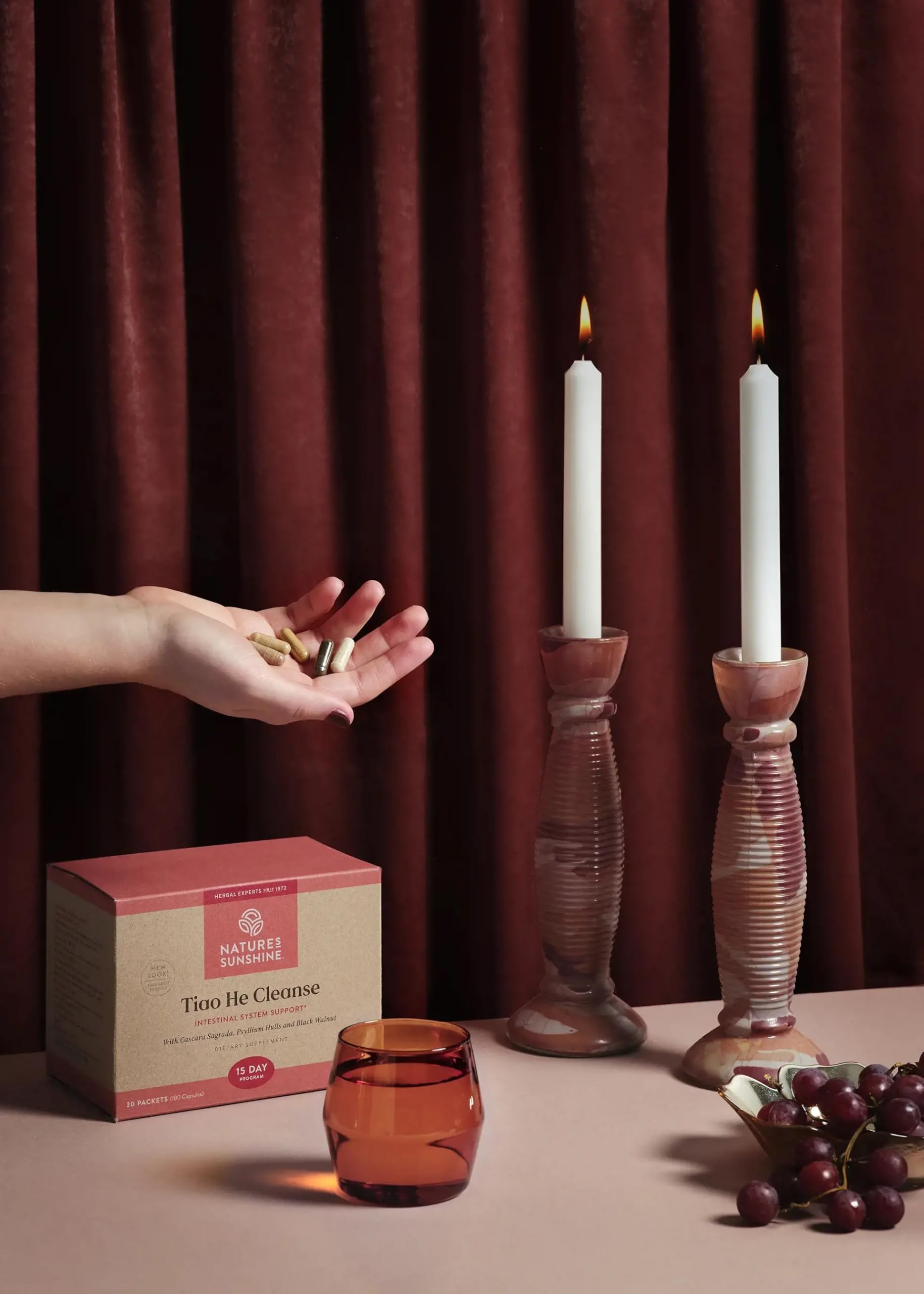 Nature's Sunshine Tiao He Cleanse packaging box, easy to identify traditional herbs for holistic cleansing.