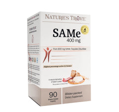 Nature's Trove SAM-e 400mg enteric caplets designed for absorption