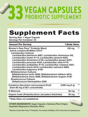 Nature's Truth Raw Flora capsules closeup highlighting vegan formula