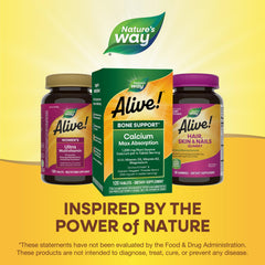 Nature's Way Alive Calcium vegetarian formula, suitable for plant-based diets